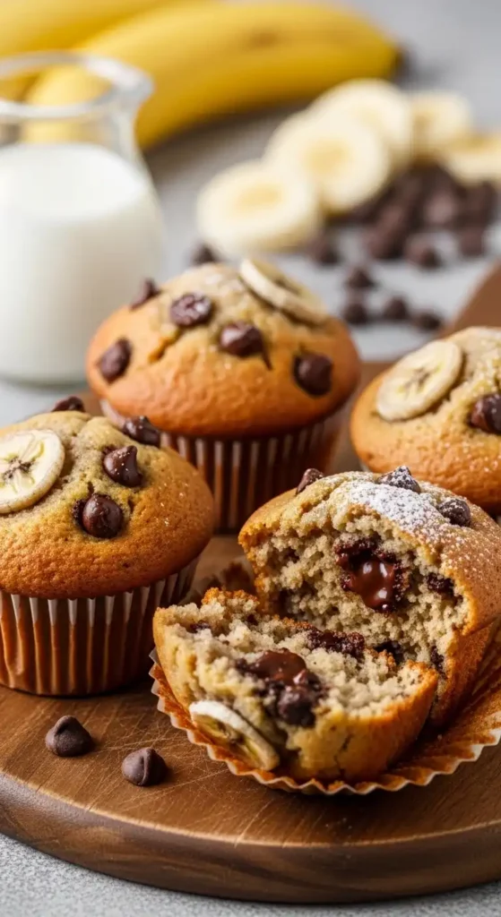 banana-chocolate-chip-muffins