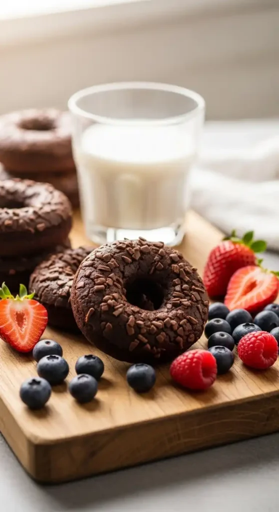 chocolate-protein-donuts