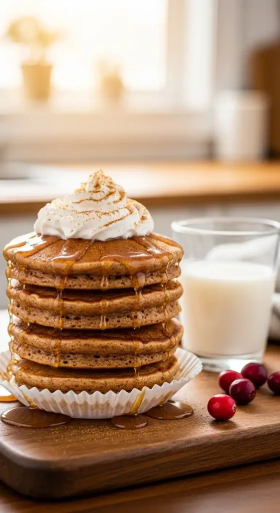 healthy-gingerbread-pancake-cupcake