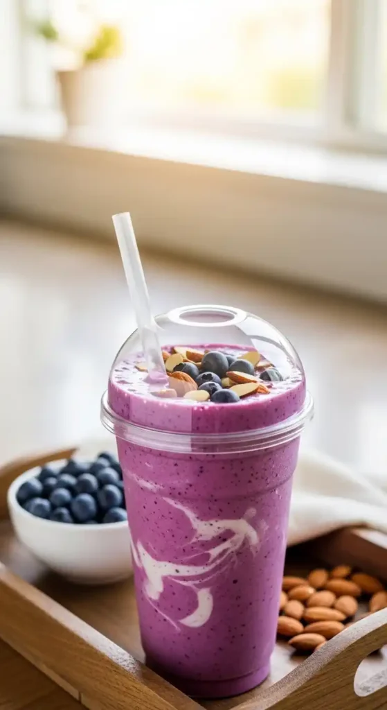 blueberry-almond-smoothie