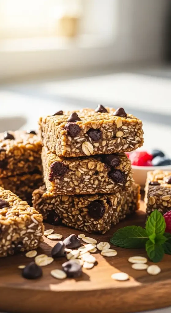 healthy-chocolate-chip-oatmeal-bars