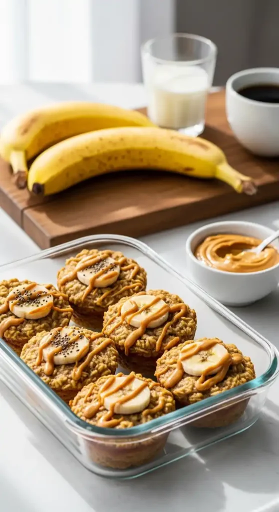 peanut-butter-banana-baked-oatmeal-cups