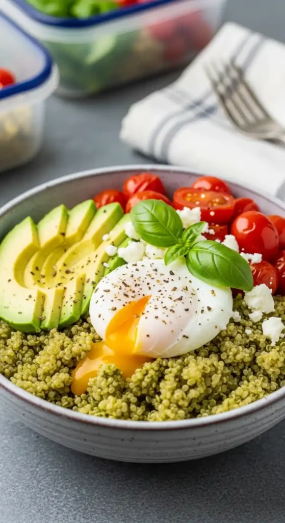 savory-pesto-quinoa-breakfast-bowls