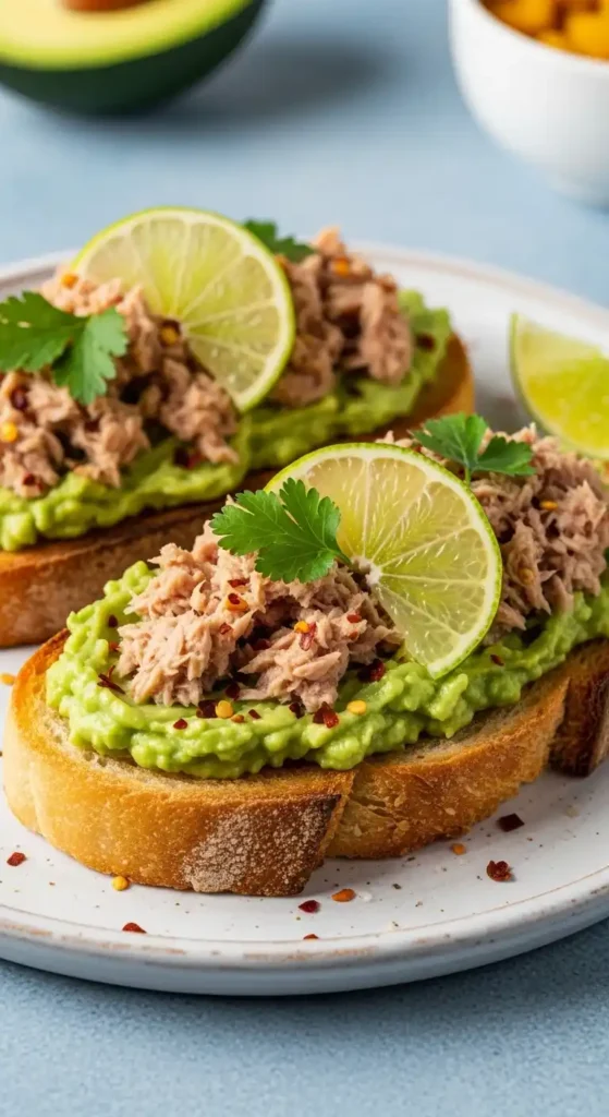 tuna-avocado-toast