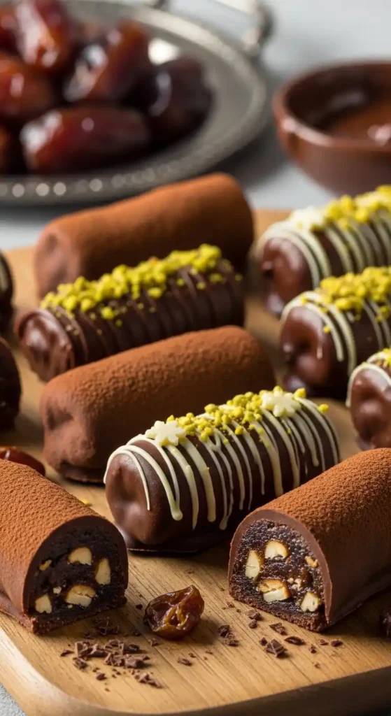 chocolate-date-rolls