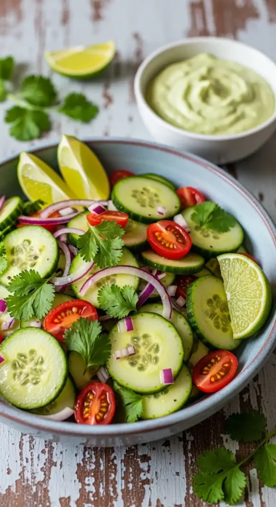 mexican-cucumber-salad-with-cilantro-and-lime