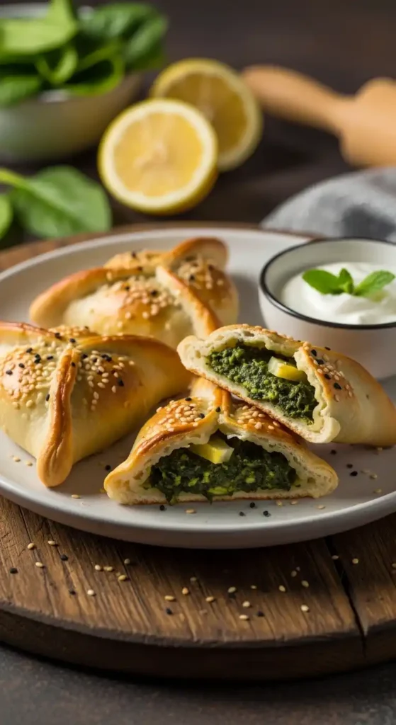 spinach-fatayer