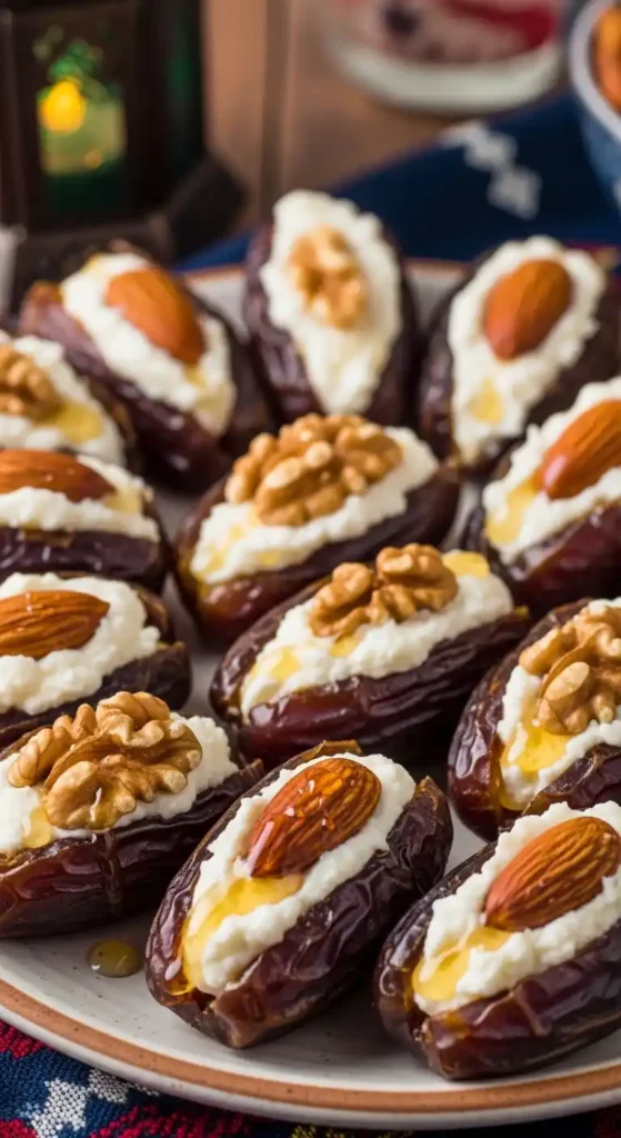stuffed-dates-with-cream-cheese-and-nuts
