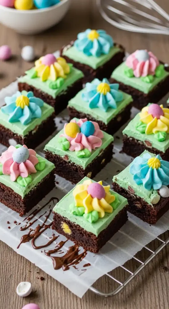 easter-brownies