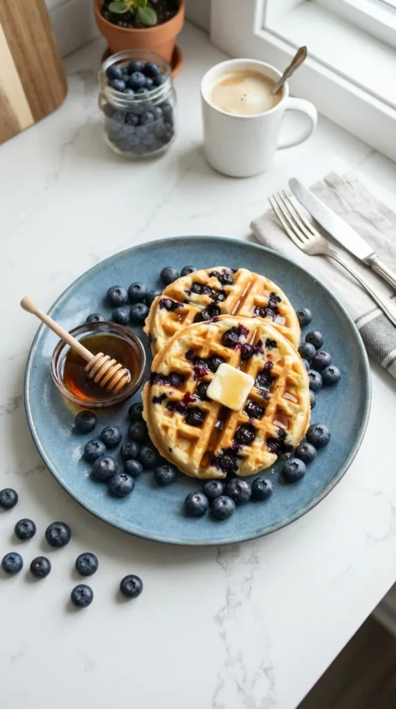 blueberry-buttermilk-waffles
